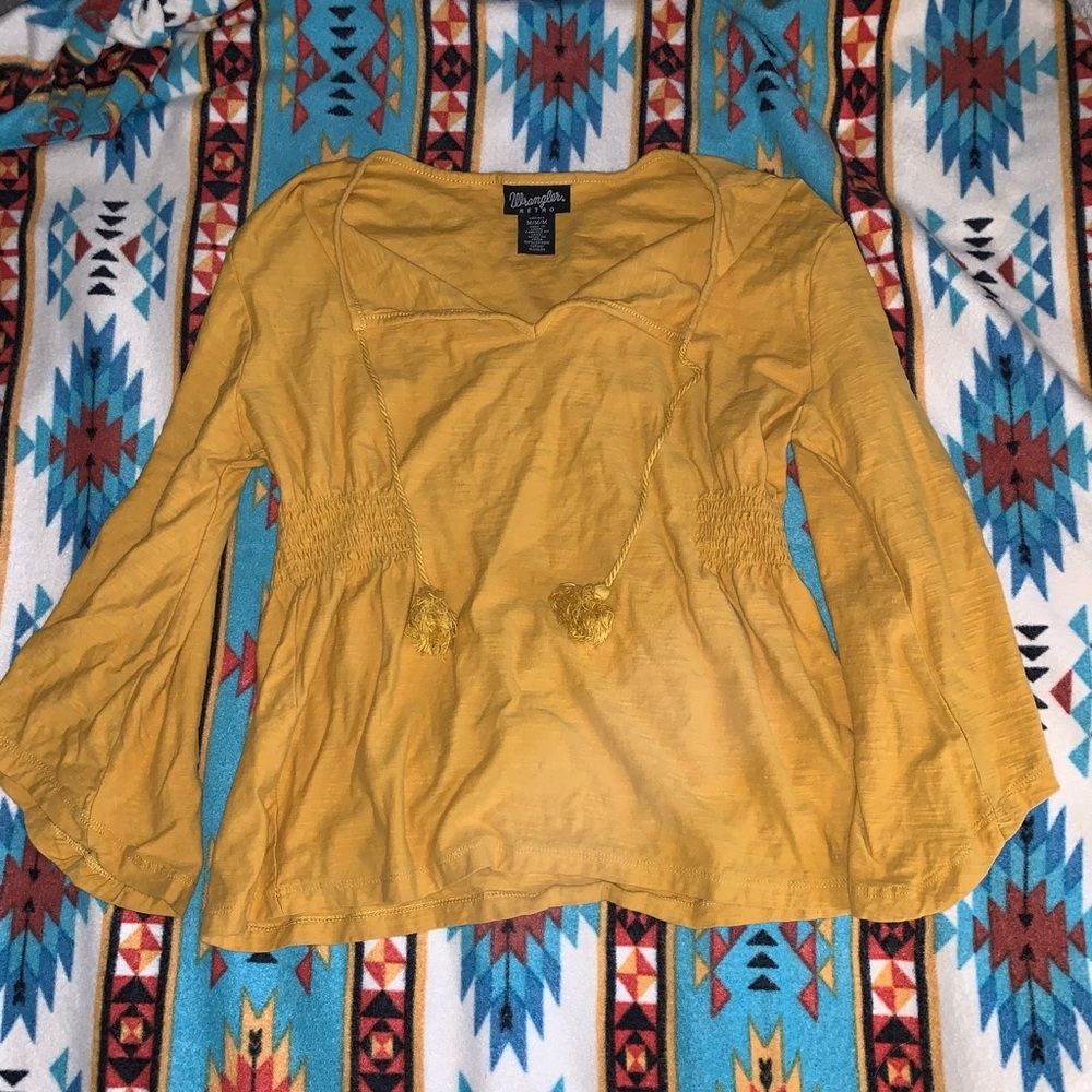Wrangler bell sleeve top